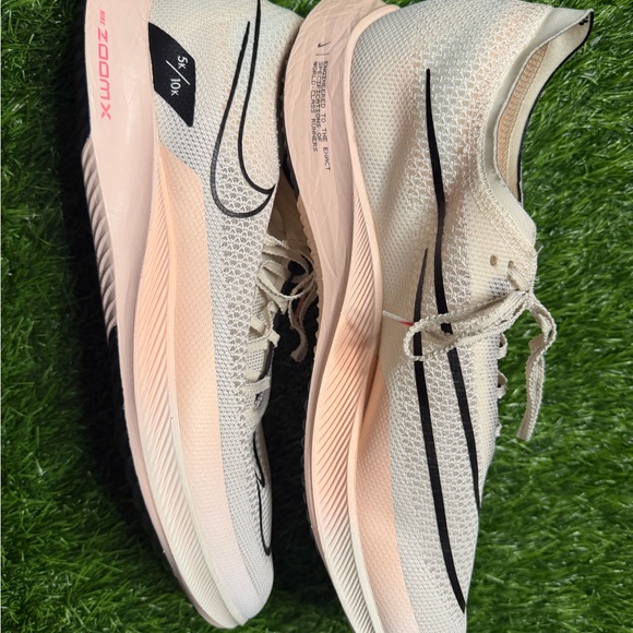 Men's Size 12.5 Nike Zoom Streakfly Road Racing Shoes 'Pale Ivory' DJ6566-105
